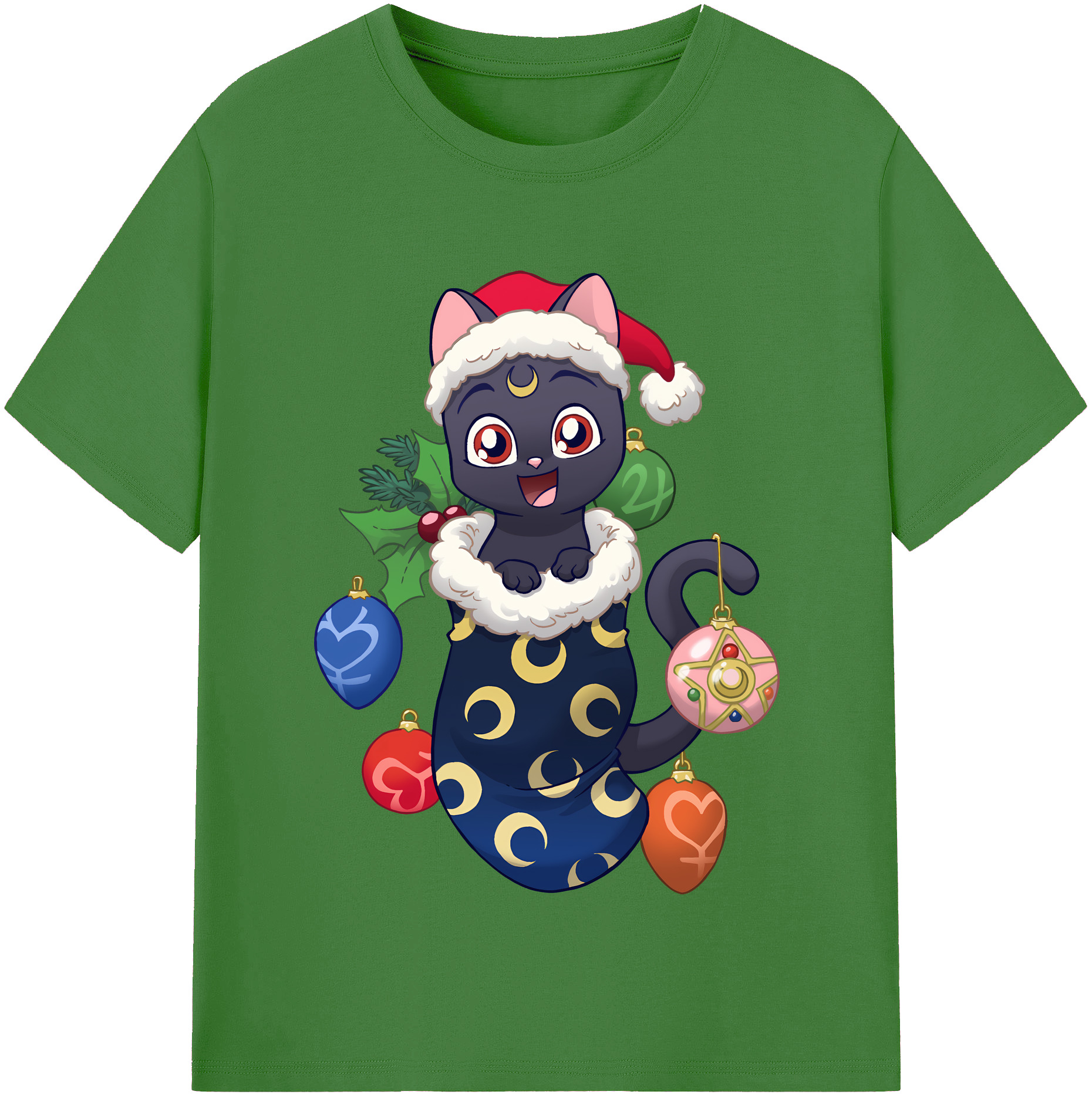 （画像用） 美少女戦士セーラームーン Sailor Moon レディースカジュアルプリントTシャツ（綿100％）